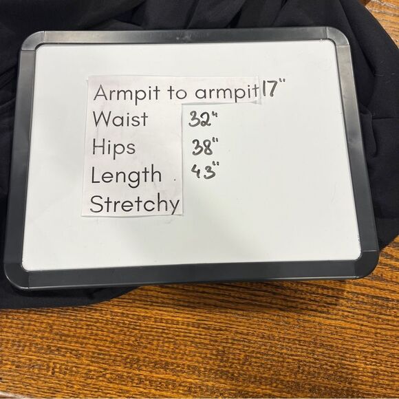 DKNY Black Sleeveless midi Dress size small - Picture 7 of 11